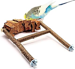 Vogelgaleria® Kork Pickstein Knabberparadies für Wellensittich, Nymphensittich und Unzertrennli…