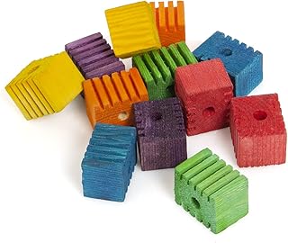 HappyBird | DIY – Bunte geriffelte Holzteile für Vogelspielzeug | Spielzeug für Vögel zum selb…