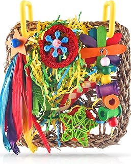 ERKOON Vogelspielzeug, Nymphensittich Futter Wellensittich Spielzeug Bird Feeder Toy for Parakeet…