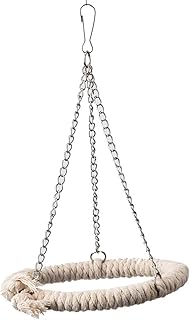 DEWIN Vogelspielzeug Training, Papageienspielzeug Ringe Bissspielzeug Papageienspielzeug Vogelspi…