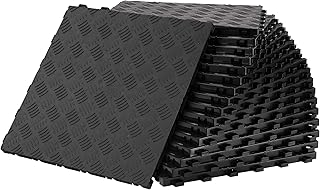 25-Garagenboden Fliesen 400x400x18mm ineinandergreifend Bodenmatte- Industrieboden, rutschfeste d…