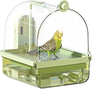 Vogelbäder Für Käfig, Mehrzweck-Vogeldusche für Käfige Hängende Badehaus für Vogelkäfig P…