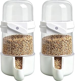 Automatischer Futterspender für Vögel | Schnappverschluss Transparent Automatisch 2 Stück,Hän…