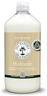 OLI-NATURA Holzseife 1 Liter – Natürliches Reinigungsmittel für geölte und gewachste Holzoberf…