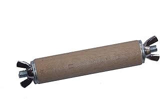 Sitzstange 30-39,5 cm lang, Durchmesser 25 mm, Holz Buche, Vogelstange Klein Papagei, S25 (30,5 c…