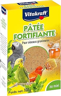 Vitakraft Stärkendes Nassfutter – Ergänzungsfutter für körnerfressende Vögel mit Honig –…