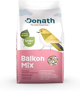 Donath Balkon Mix – schalenfreie Mischung für einen sauberen Balkon – wertvolles Ganzjahres Wild…