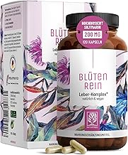 NATURTREU® Mariendistel Artischocke Löwenzahn Kapseln – Leber Komplex mit Cholin für die norma…