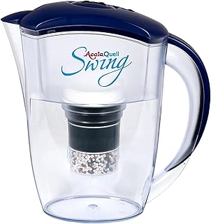 Wasserfilter AcalaQuell® Swing | Dunkel-Blau | Kannenfilter mit höchster Filterleistung | Mehrs…
