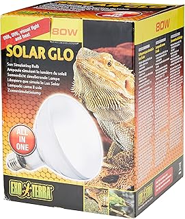 Exo Terra Solar Glo, Sonnenlicht simulierende Lampe, 80W, Fassung E27, 1 Stück (1er Pack)