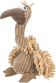 TRIXIE Geier Plüschtier Gustav – Hundespielzeug aus weichem Stoff – Plüschvogel für große & k…