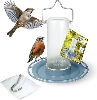 SWISSINNO Vogeltränke „Zug“ SMAR Birds Hellblau – UV resistente Vogeltränke aus robustem …