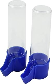 Nobleza – 2 x Vögel Feeder Drinker für Käfig, Vogel-Wasserspender 90ml – Geeignet für Kleine …