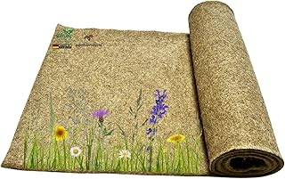 Nagerteppich 100% Hanf, Meterware, 0,60 m x 10,00 m x ca. 0,5 cm dick, Nagermatte, Hanfmatte für…