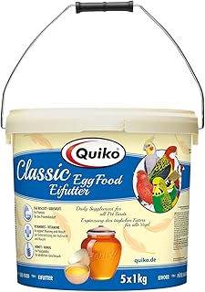Quiko Classic Eifutter 5Kg – Kraft- und Aufzuchtfutter für alle Ziervogelarten
