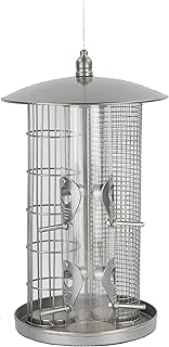 Dehner Natura Premium Wildvogel Futterspender Triple, 3-in-1 Futterstation für Wildvögel, Futte…