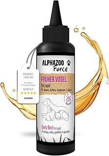 alphazoo Magen-Darm Liquid Früher Vogel 100ml – Natürliche Unterstützung der Magen-Darm-Funk…