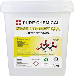 CHOSA Zitronensäure Pulver 3kg – 100% Reines -vielseitiger Entkalker & Haushaltsreiniger -ideal …