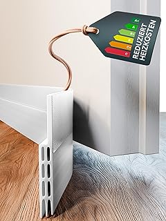 DOMAR ZUGLUFTSTOPPER TÜR 200 cm – Selbstklebende Türdichtung Unten extra stark – Effektiver…