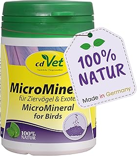 MicroMineral für Ziervögel & Exoten | mit rein natürlichen Zutaten 60g