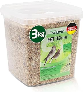 Eggersmann volaris Vogelfutter Wildvögel ganzjährig 3 kg [Fettkörner] Wildvogelfutter für das…