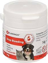 Flamingo Blutstillpulver für Hunde, Katzen & Kleintiere – stelpt Blutungen innerhalb von 5 Sek…