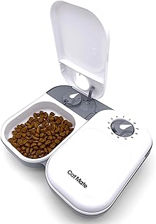 Cat Mate Futterautomat für Zwei Mahlzeiten für Haustiere (C200)