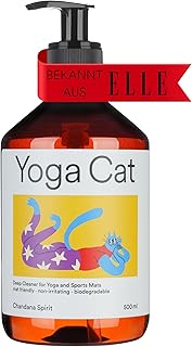Yoga Cat Yogamatten Tiefenreiniger & Deep Cleaner 500ml | Bio Deep Cleaner gegen Schweiß & Geruc…