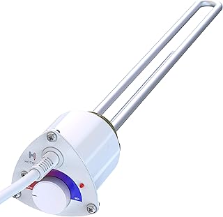 Tauchsieder Heizstab Elektro für Heizkessel Boiler – Heizpatrone mit Uni-Schuko-Stecker und Te…