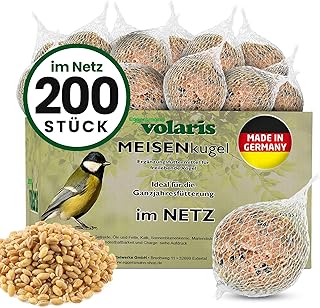 Eggersmann volaris Meisenknödel mit Netz 200 Stück [MEISENkugeln] 18 kg – Vogelfutter für Wi…
