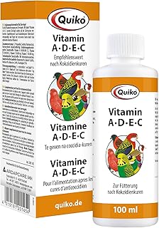 Quiko Vitamin A-D-E-C 100ml – Vitaminversorgung für Ziervögel