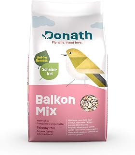 Donath Balkon Mix – schalenfreie Mischung für einen sauberen Balkon – wertvolles Ganzjahres Wild…