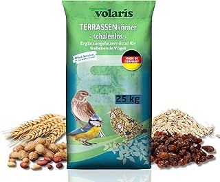 Eggersmann Volaris 25 kg Terassenmix | Schalenloses Wildvogelfutter Ganzjahresfutter | Optimale E…