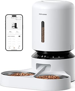 PETLIBRO 5L Futterautomat für 2 Katzen und Hunde mit APP, 5G-WLAN-Haustierfutterspender, Automat…