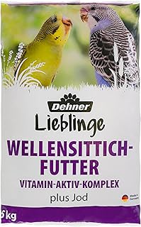 Dehner Lieblinge Wellensittichfutter, 5 kg | Vogelfutter für Ziervögel