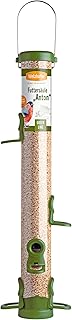Vogel Futtersäule Green Line Anton – Vogelfutterspender & Futterstation für Wildvögel – 6 Sitz…
