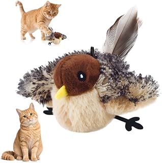 Katzenspielzeug Vogel Fliegt Elektrisch, Katzen Spielzeug Intelligent | Interaktives Katzenspielz…