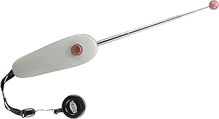 TRIXIE Cat Activity Target Stick für Katzen – mit Clicker-Taste & Gürtelclip – nasenschonende K…