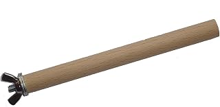 7 x Sitzstange 15 cm lang, Durchmesser 12 mm, Wellenittich, Kanarienvogel, Buche, HS7