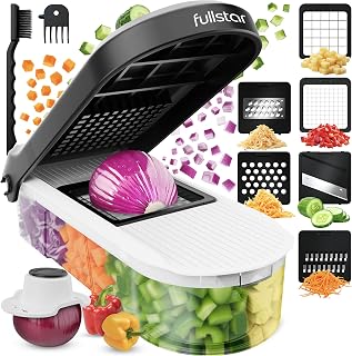 Fullstar Pro Core – Gemüseschneider & Mandoline Gemüsehobel – 6 Klingen | Schneider & Reibe fü…