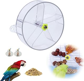 Papageienspielzeug, Acryl Wellensittich, Drehbarer Vogelkauspiel, Futtersuchezubehör, hängendes…