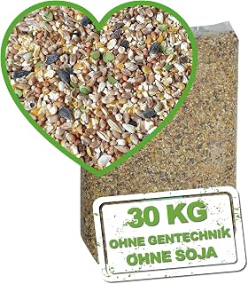 MeineHennen KÖRNER VITAL 30 kg, Premium Hühnerfutter und Wachtelfutter, Körnerfutter, Geflüge…