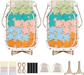 2er-Pack Belohnungsglas Kinder Magnetisch Holz Belohnungssystem Kinder | Reward Jar For Kids mit …