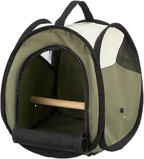 TRIXIE Transporttasche – beige/olivgrün 27 × 32 × 27 cm