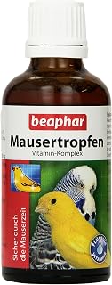 BEAPHAR – Mausertropfen Vitamin-Komplex – Nahrungsergänzungsmittel Für Vögel – Mit Vitamin A, …