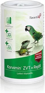 Tierarzt24 KORVIMIN ZVT & REPTIL bietet die optimale Nährstoffversorgung für Ziervögel, Tauben…