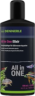 Dennerle All in One Elixir, 500 ml – Komplettpflege für Fische, Garnelen, Pflanze, Filter und Wa…