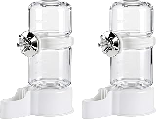 2 Stück geflügeltränke 140ml, Automatischer futterspender vögel & wassertränke für vögel a…