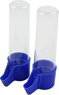 Nobleza – 2 x Vögel Feeder Drinker für Käfig, Vogel-Wasserspender 90ml – Geeignet für Kleine …