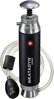 Katadyn Pocket Wasserfilter Outdoor Pumpfilter mit Keramikfilter | Trinkwasserfilter für Camping…